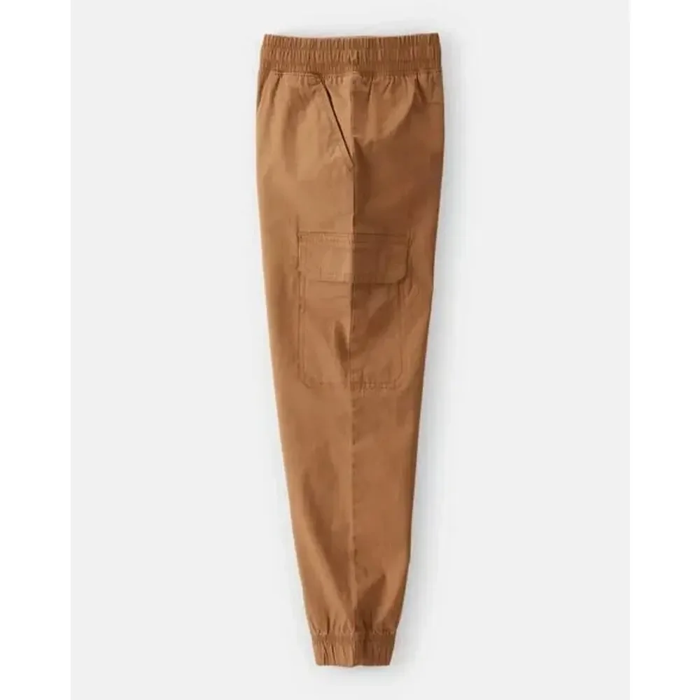 NWT CARTERS FASHION CARGO PANTS BROWN 10